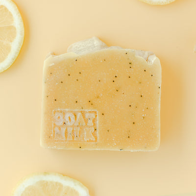 Lemon Poppy Seed Goat Milk Soap