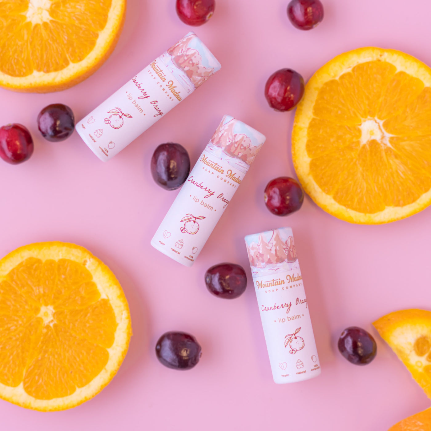 Cranberry Orange Lip Balm