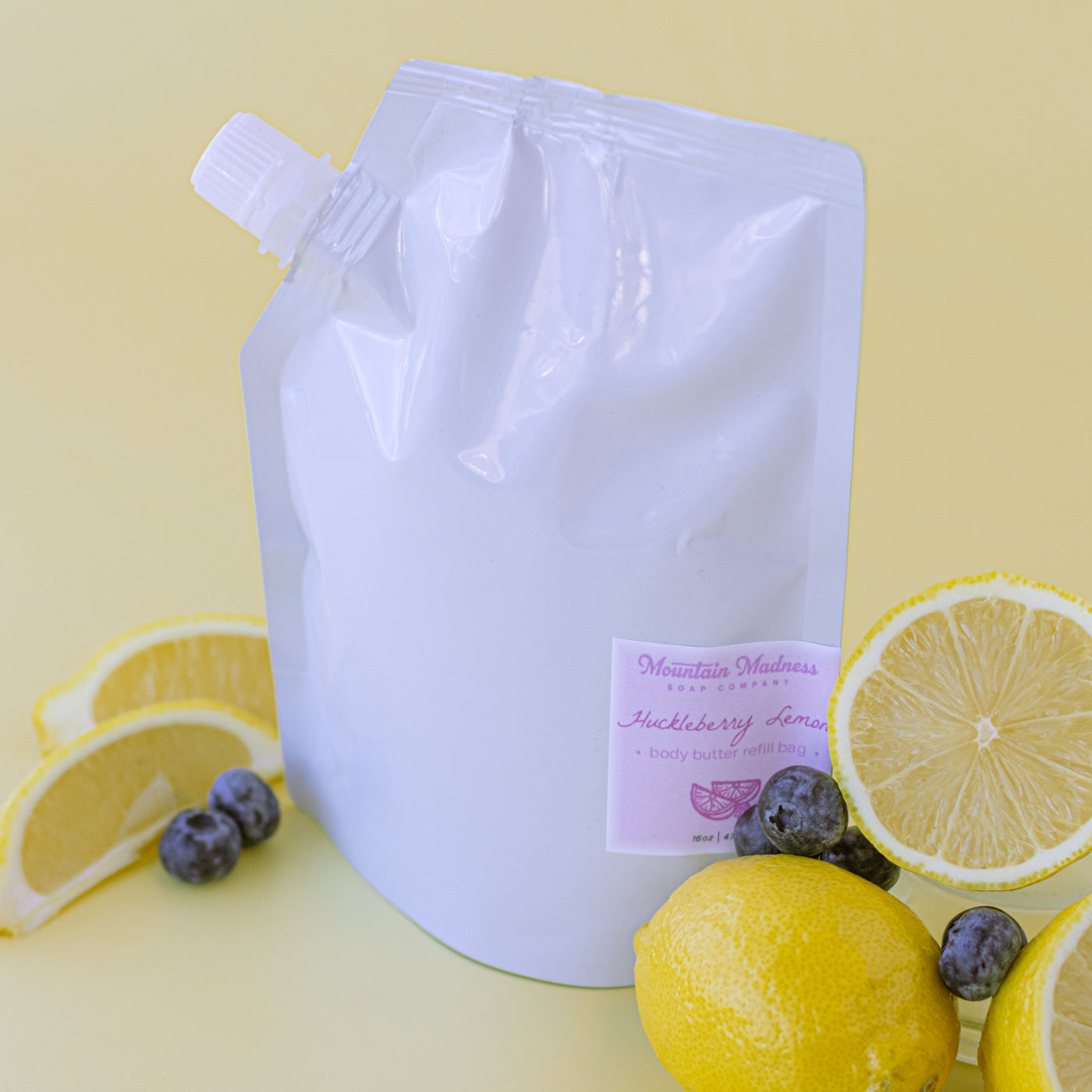 Huckleberry Lemon Body Butter- 16oz Refill