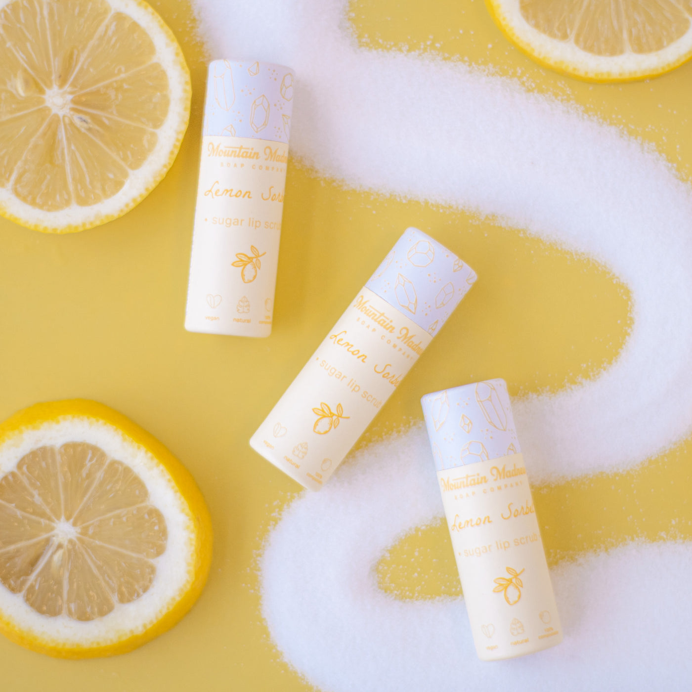 Lemon Sorbet Sugar Lip Scrub