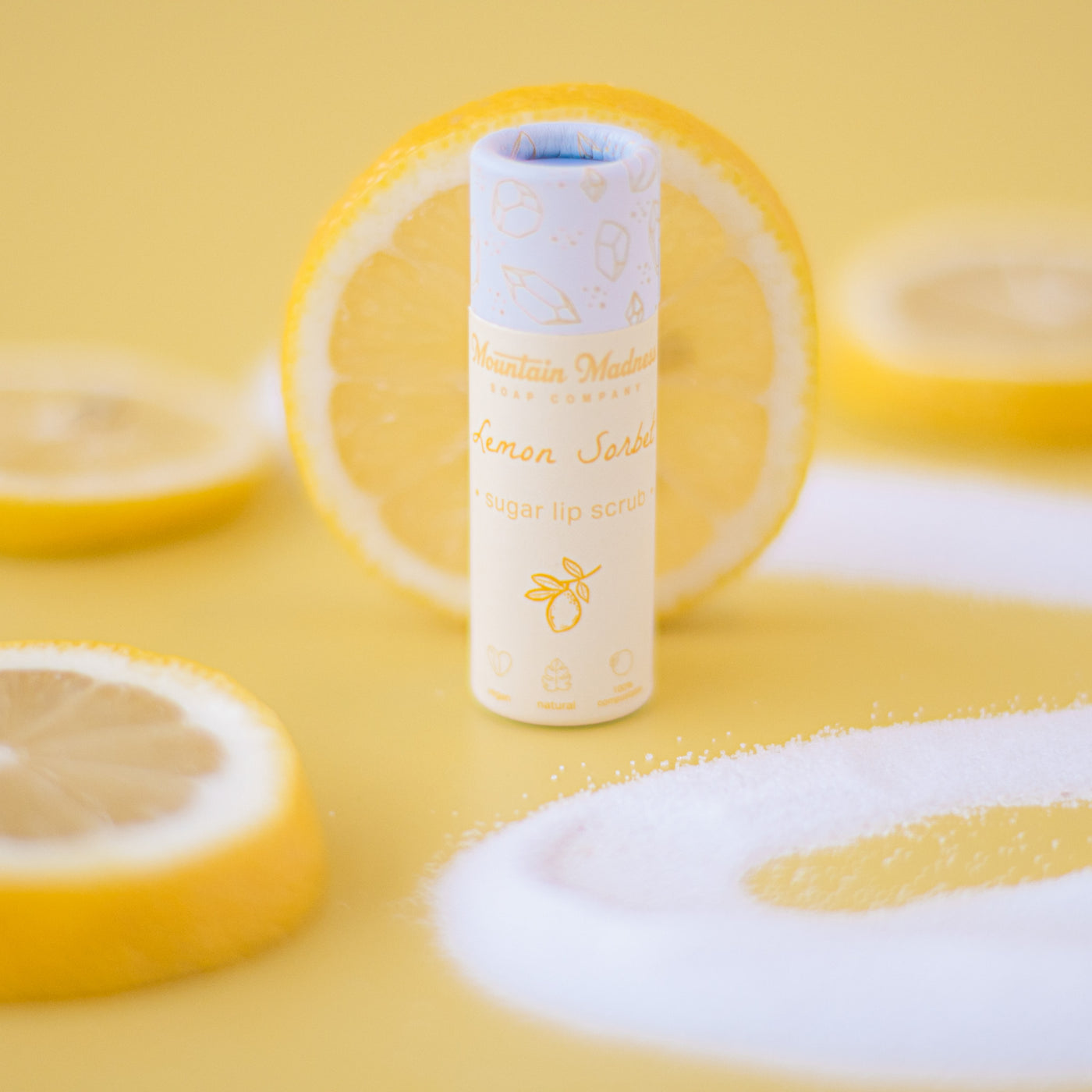 Lemon Sorbet Sugar Lip Scrub