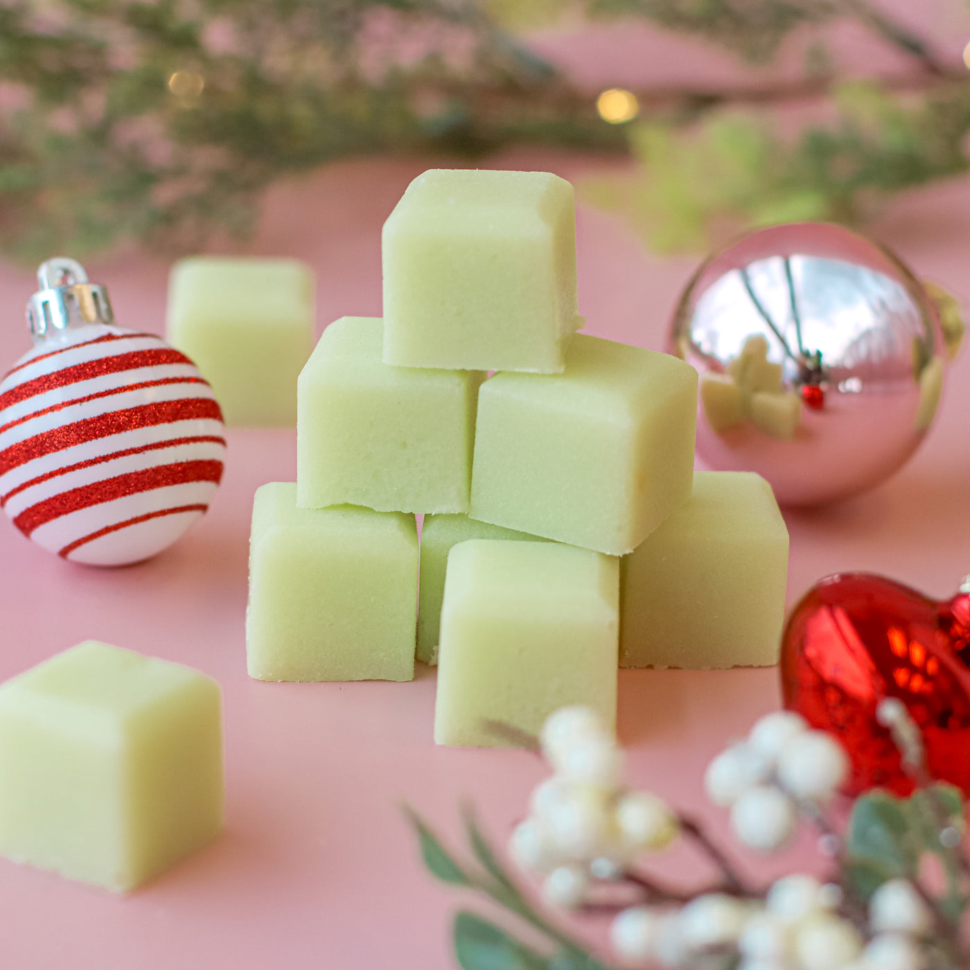 Mistletoe Kiss Sugar Scrub Cubes