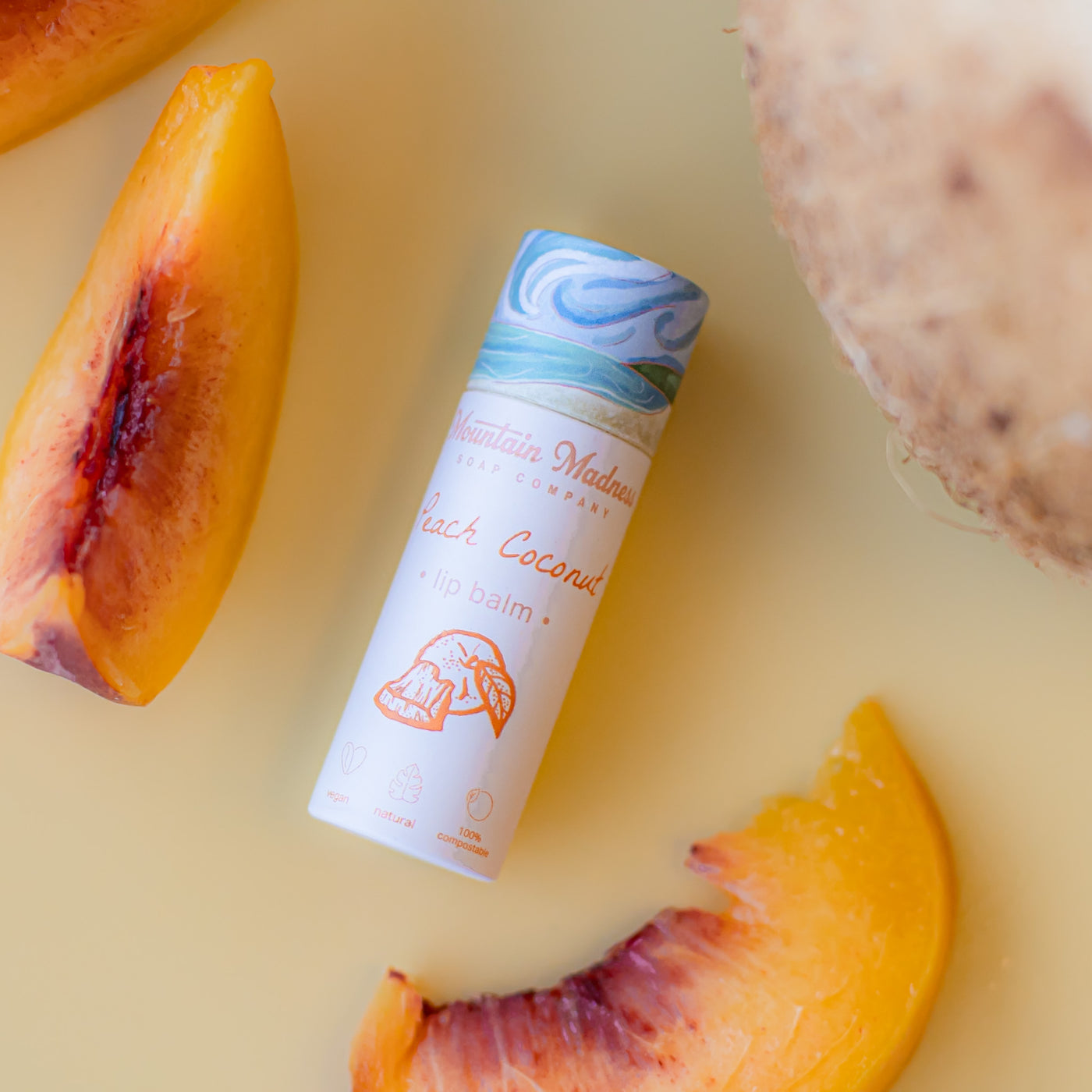 Peach Coconut Lip Balm